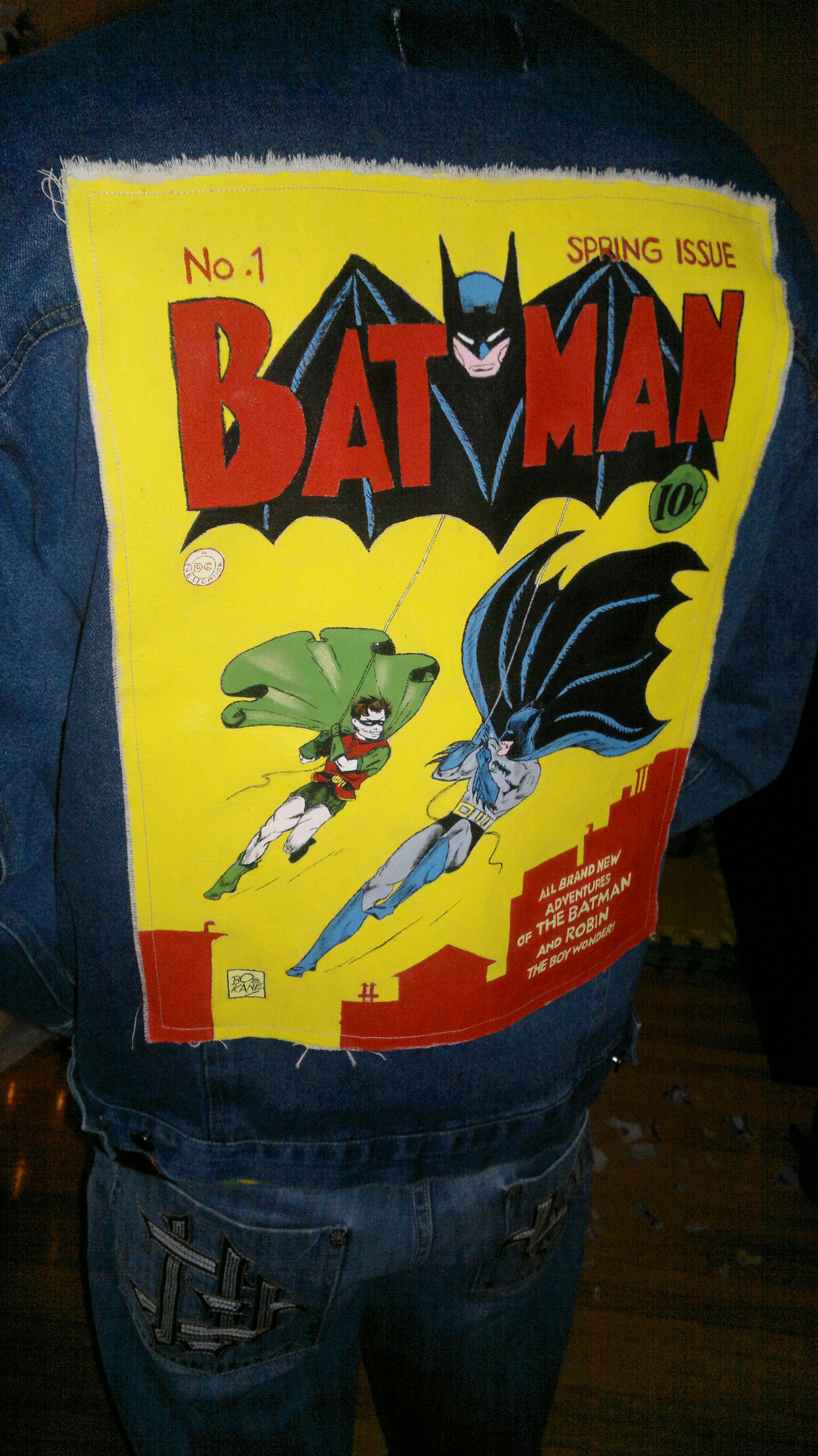 batman jean jacket